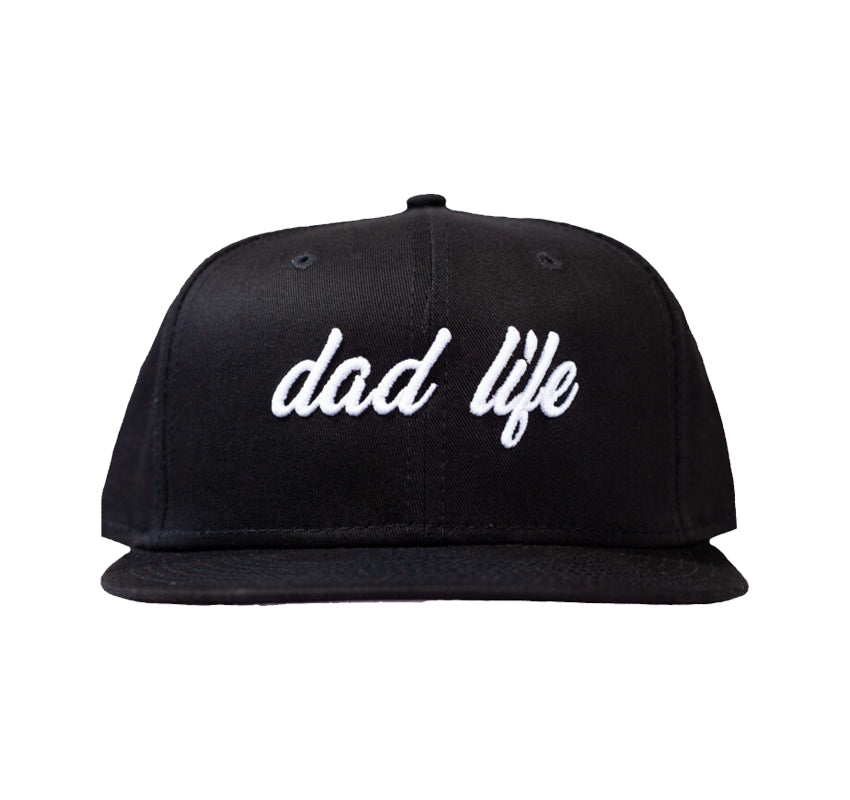 Dad Life Script Snapback Hat