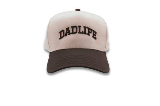 Dad Life Varsity Snapback (Black/Natural)