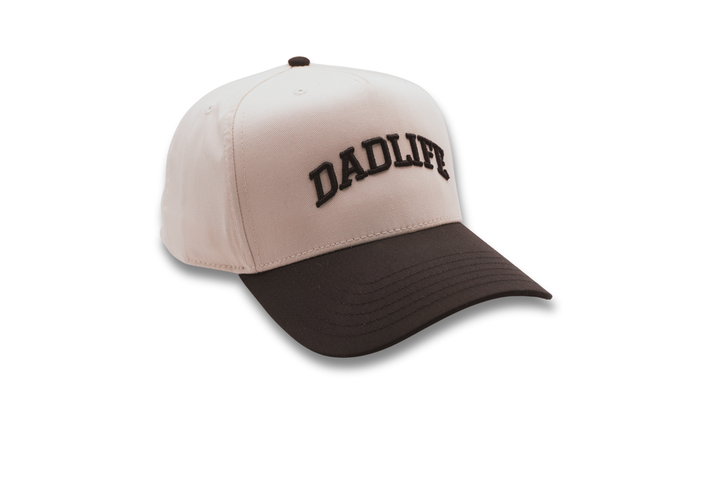 Dad Life Varsity Snapback (Black/Natural)