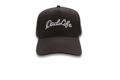 Dad Life Script Hat (Black)