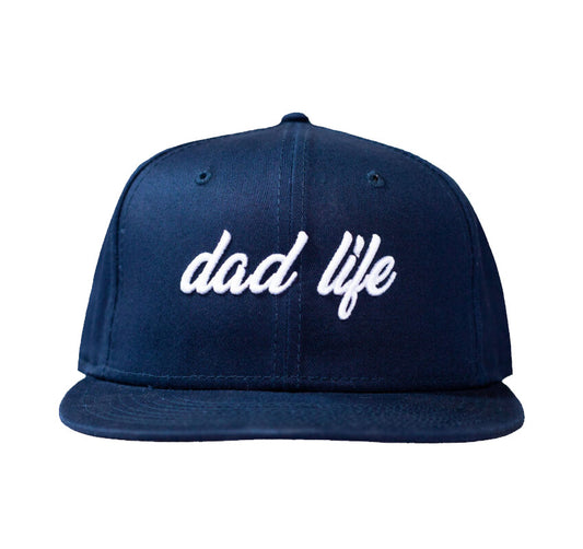 Dad Life Script Snapback Hat